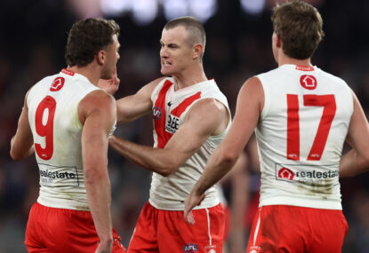 Footy Fix: They nearly pinched it, but the Swans are still in shambles - and the stats prove it's not just the injuries