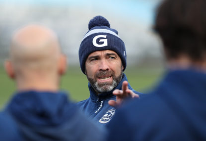 'Didn't even know': Chris Scott's cheeky 'conspiracy theory' response to Cats' Stewart injury list absence