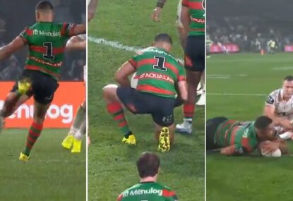 Latrell follows up MONSTROUS two-point FG to sink Broncos with the most hilariously cheeky try you'll see