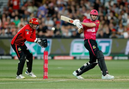 Cricket News: Sixers roll Renegades, Renshaw ready for recall, Pant stable after crash, Waqar slams chair-whacker