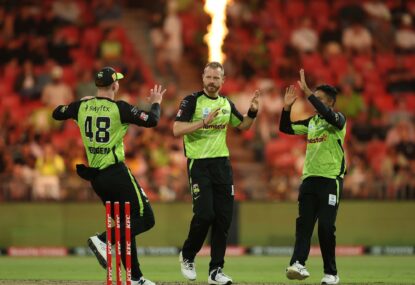 Mac the knife: Thunder and lightning as Stars brought back to earth with a thud by under-rated seamer on tricky track
