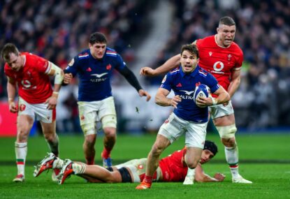 Gatland’s Welsh sink to new low after 13th straight defeat - but France sweat on star 10 as Dupont lights up Six Nations