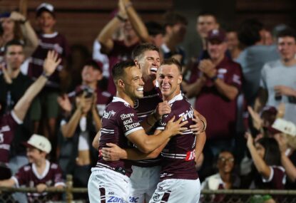 Five and a Kick: Eagles roll Raiders but rocked by Achilles tear, Dogs offside with ref over dodgy ploy to bamboozle Eels