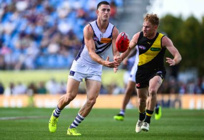 'Trying to hunt the opposition': Longmuir keen to address Freo's identity crisis after leaking too many points