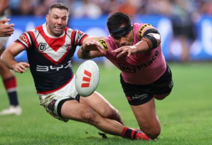 Five and a Kick: Panthers in strife over 14th player ‘balls-up’ in Roosters rout, Warriors win after Broncos' golden clanger