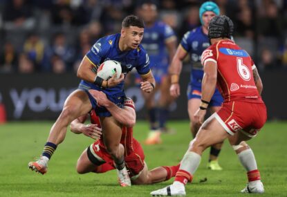 Five and a Kick: Herbie goes bananas with blistering try as Dolphins give Eels the slip