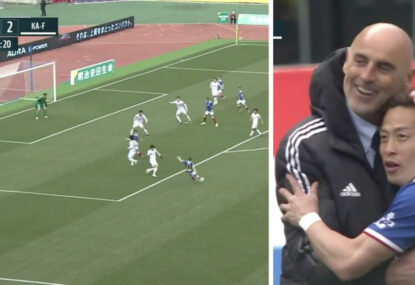 'You beauty!': Wonder strike seals win for Kevin Muscat's men as Yokohama stun J-League champs