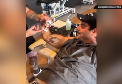 AFL News: Crow slammed for bizarre beer ad tattoo, North great's warning for 'disingenuous' Clarko