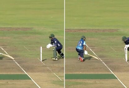 Check out the stumping so bizarre it has sparked a match-fixing investigation
