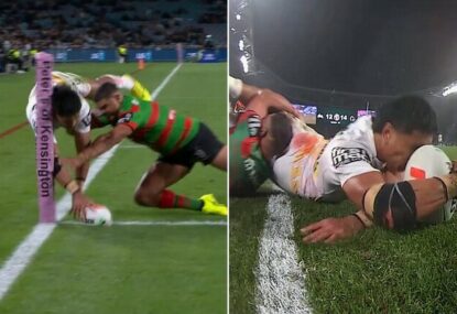Deine Mariner pays the price for taking on Latrell a second time after his first-half stunner