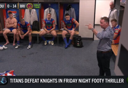 WATCH: Adam O'Brien absolutely gives it to the Knights after horror loss
