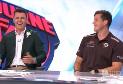 WATCH: Everyone in stitches as Hawks ruckman reveals how Matthew Lloyd inspired his first name