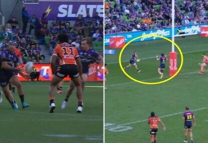 Two Melbourne plays that show they were just taking the mickey in 64-point Tigers thumping