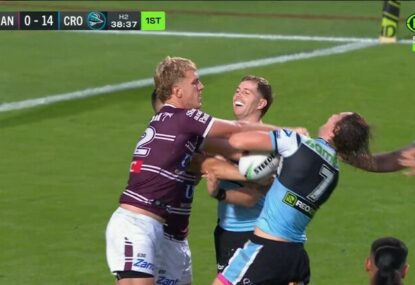WATCH: Ben Trbojevic gets in strife with ref for picking a random fight with Nicho Hynes