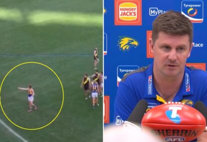 Andrew McQualter responds to Harley Reid's apparent run-in with fan at the MCG