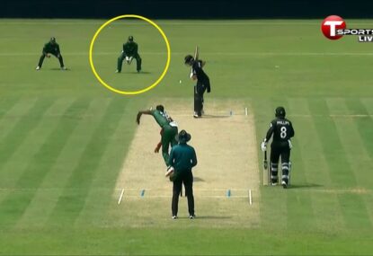 WATCH: This wicketkeeper blunder is so bonkers, you have to see it to believe it