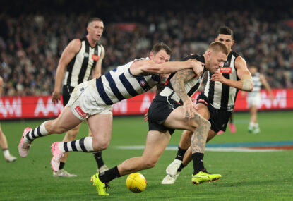 Collingwood Magpies vs Geelong Cats: AFL live scores, blog