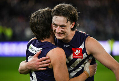 AS IT HAPPENED: Dockers dominate derby, Eagles yet to get off the ground in 2025
