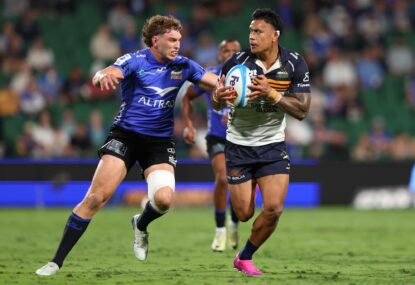 Ikitau, Valetini step up to lead Brumbies into top two - but key injuries sour bonus point win over Force