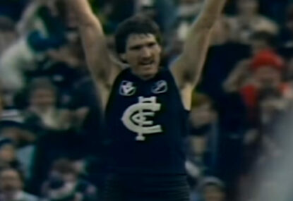 'Gem of a bloke': Footy world mourns 'human highlight reel' Blues legend as touching celebration revealed