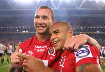 Genia reaches try landmark to secure promotion playoff against ex-Wallabies fullback