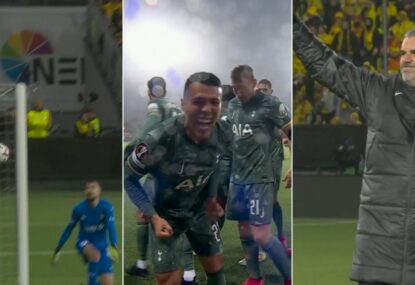 Spurs storm into Europa League final with two goals in six minutes - but was the second an accident?