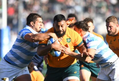 From the outside looking in, Australia's defeat to Argentina was coming