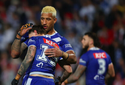 NRL News: Bulldog denies target area the problem with high shots, Panthers need a 25-year first, Hasler slams sin-bin spree
