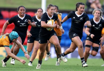 Wallaroos' drought against Black Ferns continues despite second-half comeback