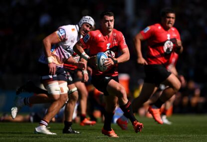 'Incredibly disappointing': All Blacks duo help blow away Queensland Reds in first half blitz